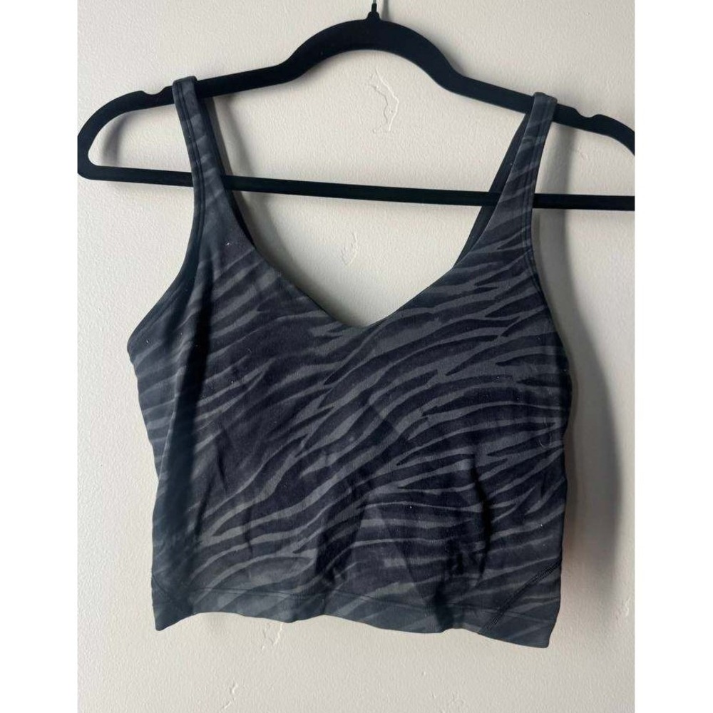 lululemon Align Tank Top Zebra Print 6 Activwear Yoga Clean Girl Athleisure